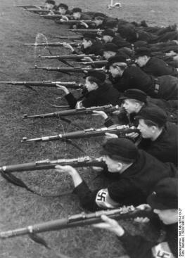 Hitler youth training for war, 1943.